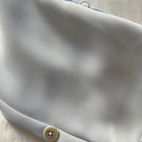 Babaton Martin Blouse in Light Blue Size Small - Picture 8 of 11